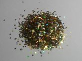 Hexagonal 0.40 Dourado holográfico