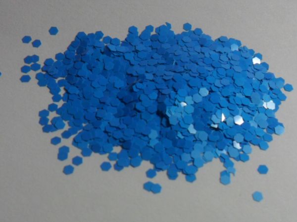 Hexagonal 0.62 - Azul neon