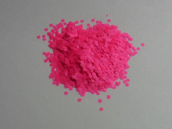 Hexagonal 0.40 - Rosa neon